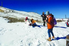 长白山游天池赏飞雪